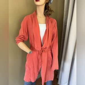 Max Jeans Cardigan Jacket Orangy Medium